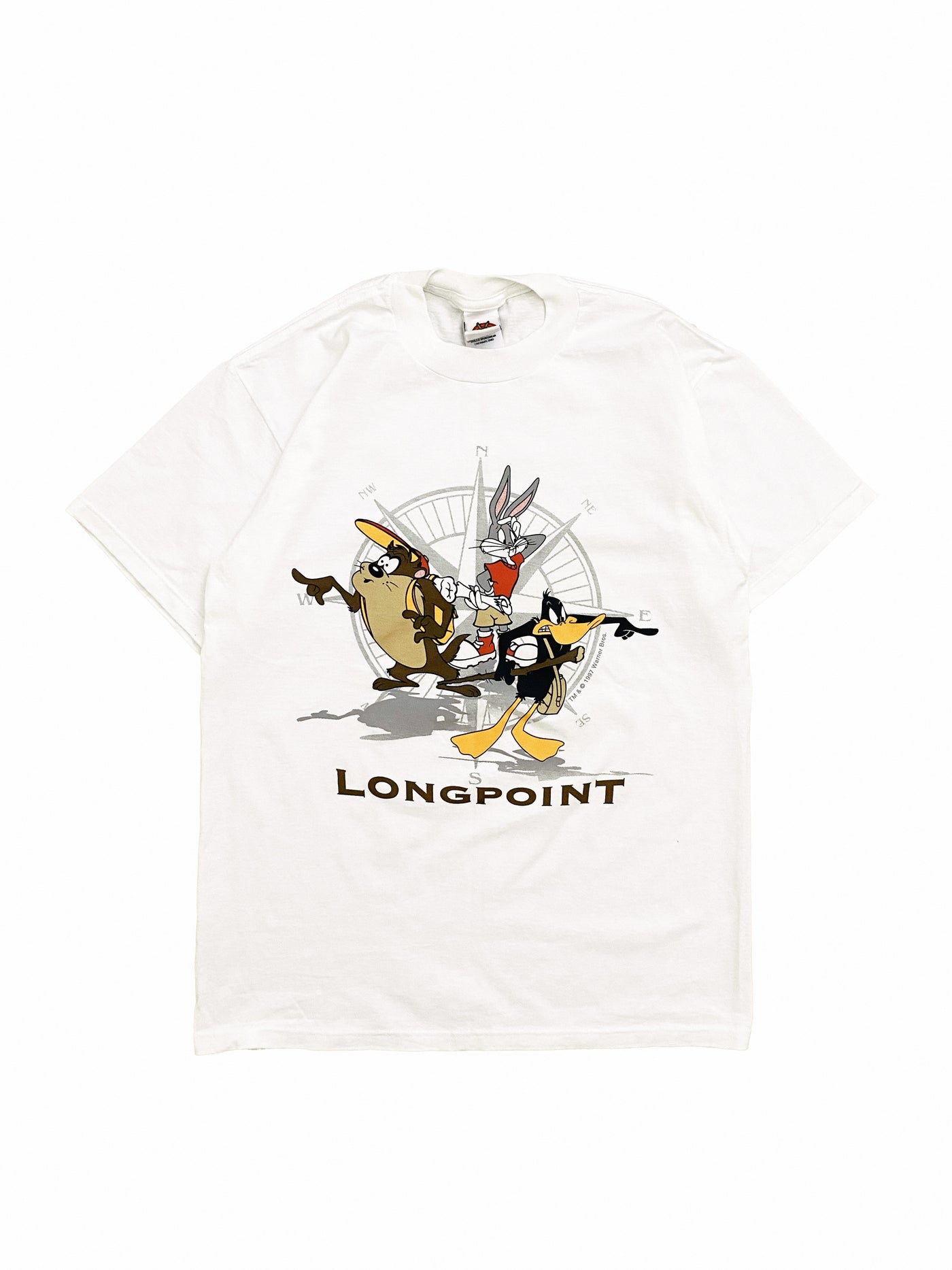 Vintage 1997 Looney Tunes Compass T-Shirt