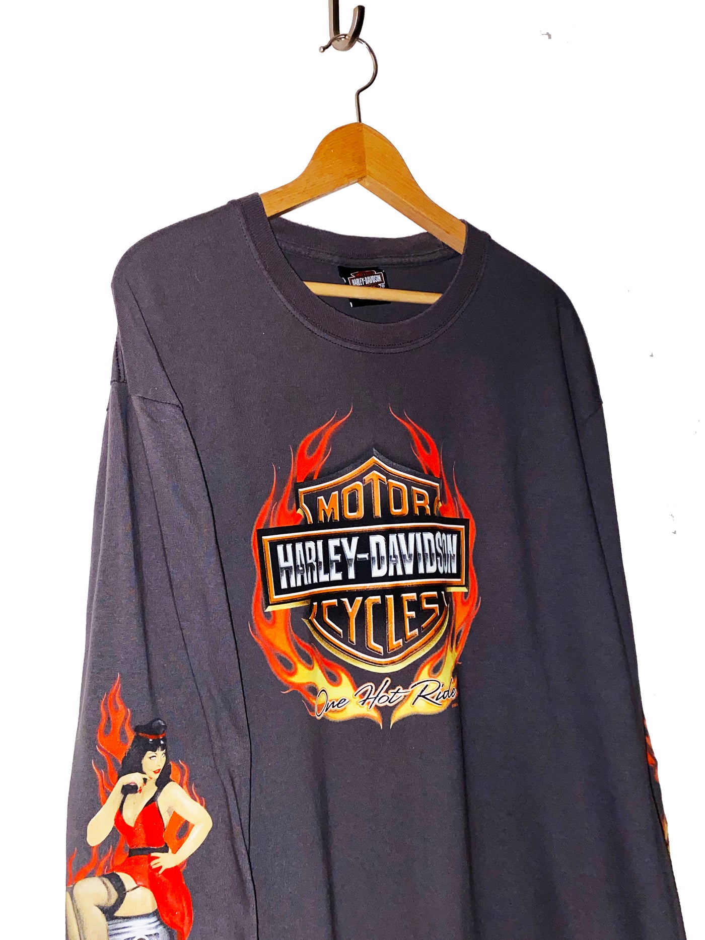 Harley Davidson ‘One Hot Ride’ Longsleeve Shirt