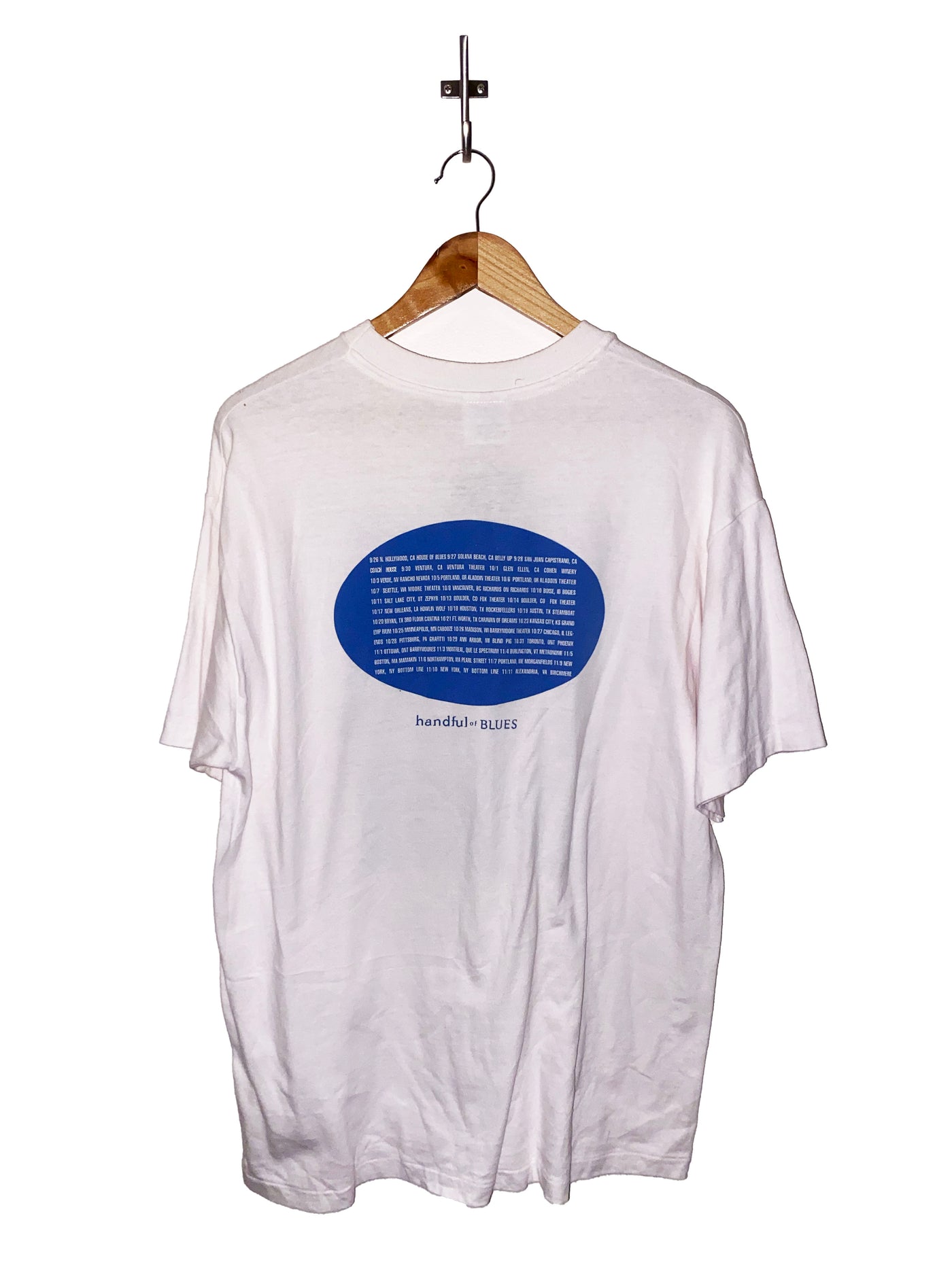 Vintage 1995 Robben Ford & the Blue Line Tour T-Shirt