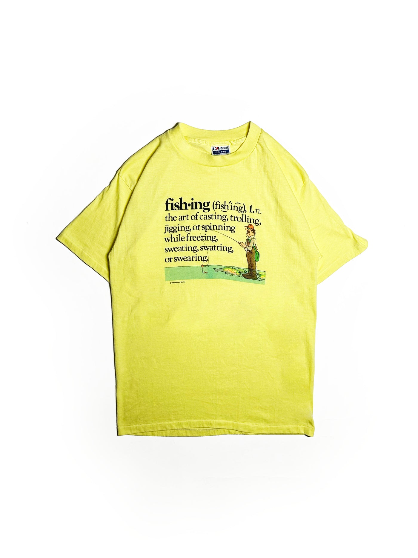Vintage 1983 Fishing Definition T-Shirt