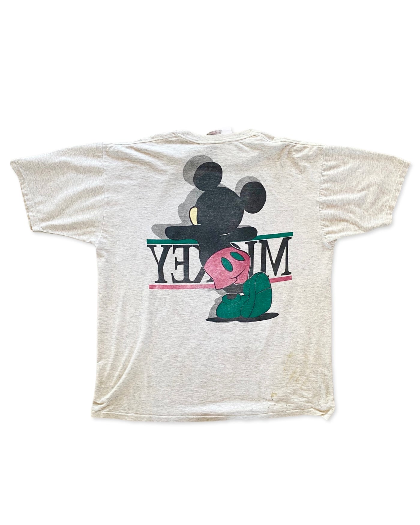 Vintage Double Sided Mickey Mouse Graphic T-Shirt
