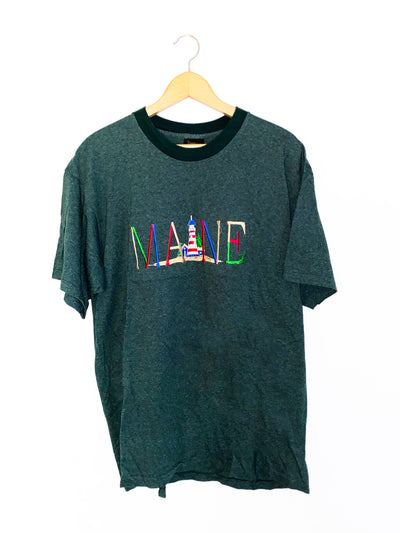 Vintage Embroidered Maine T-Shirt