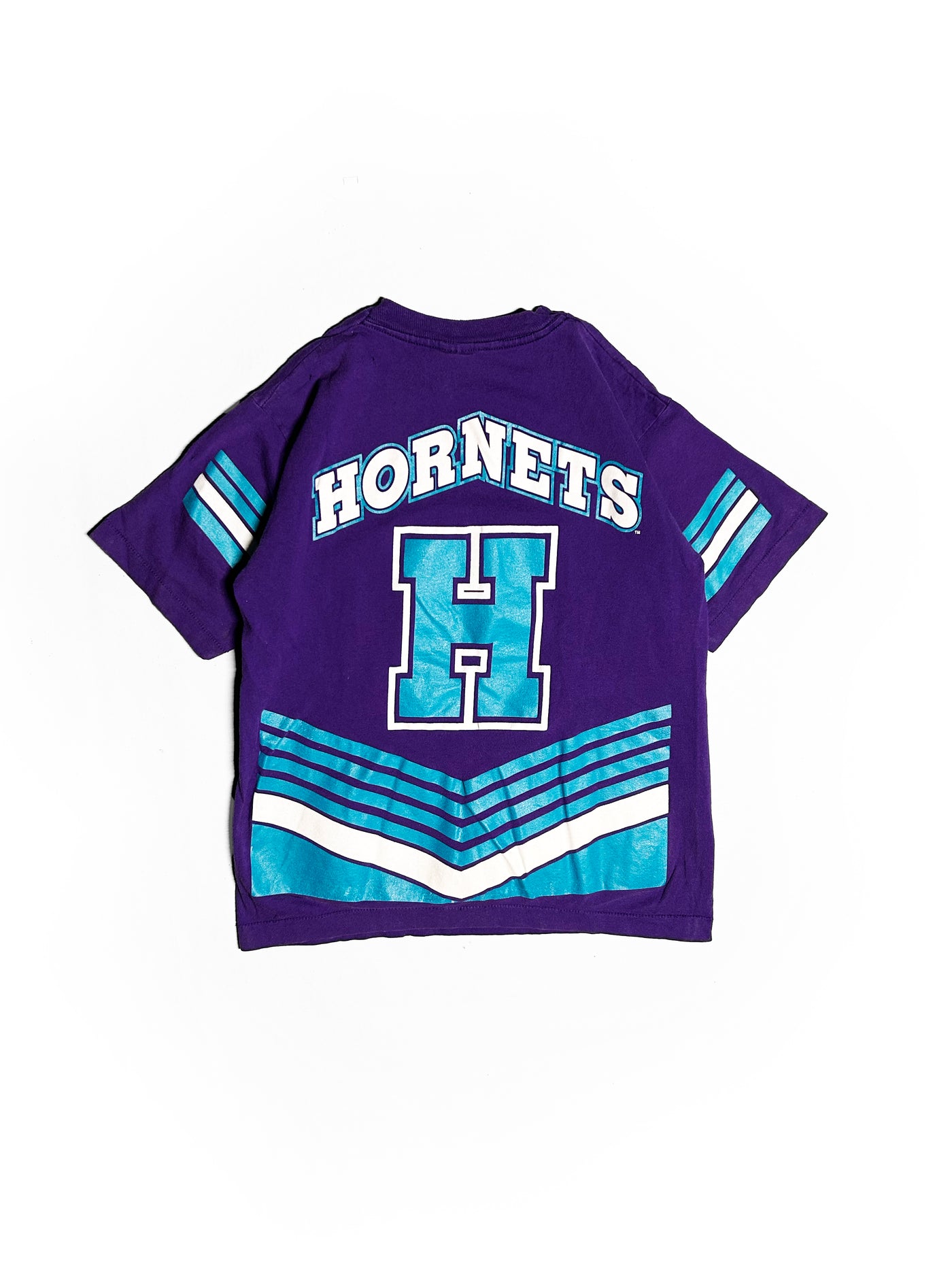 Vintage 90s Charlotte Hornets All Over Print T-Shirt