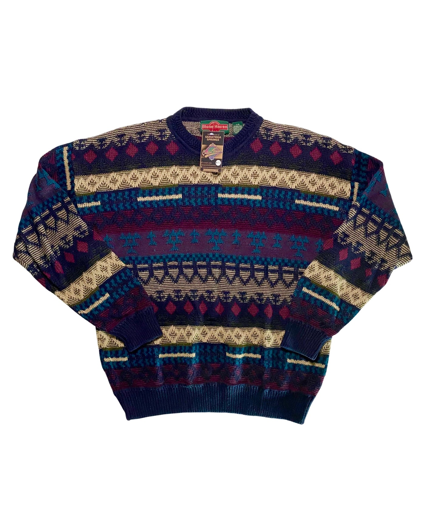 Vintage 90s Stone Haven Knit Sweater