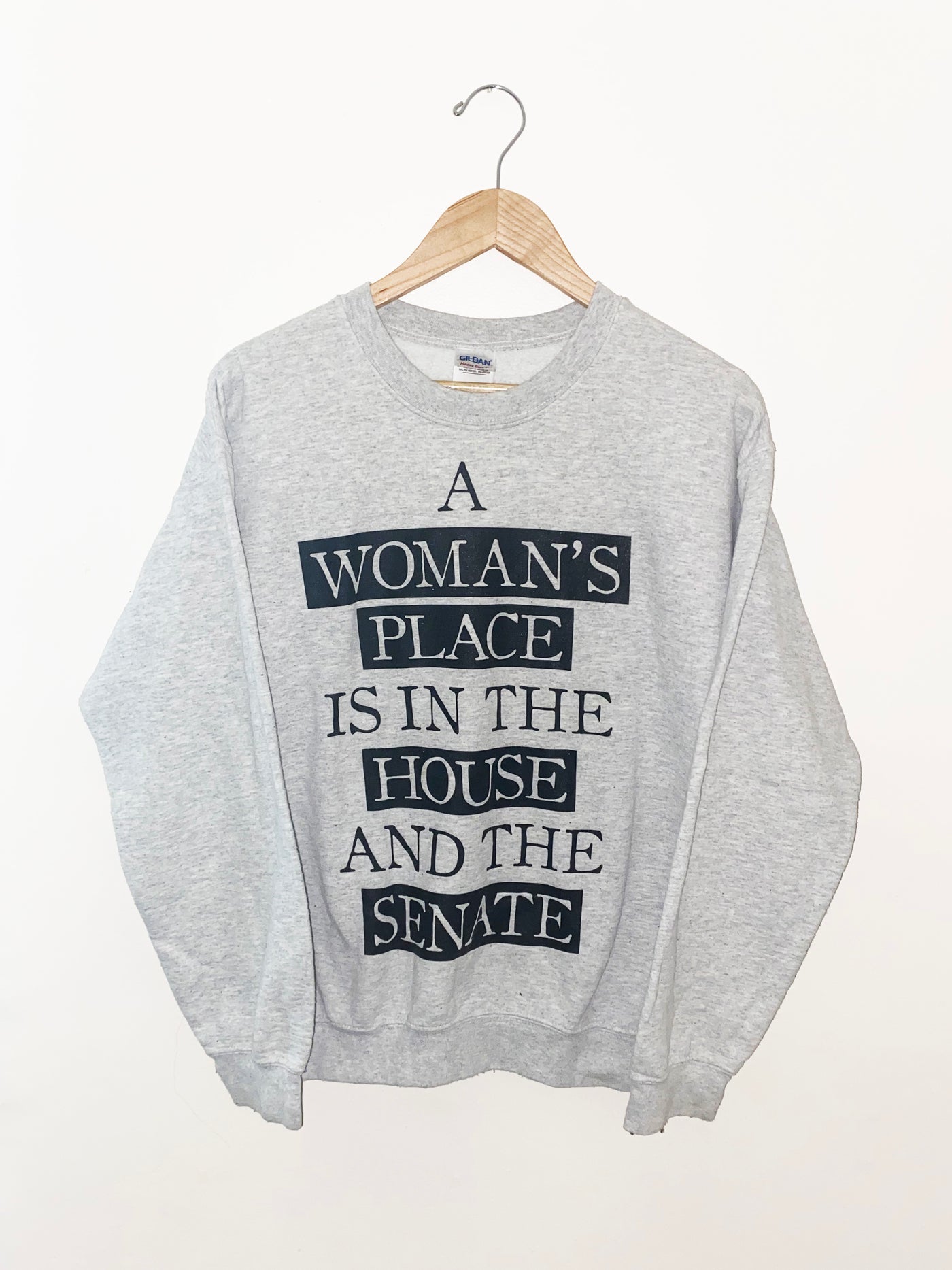 Vintage “A Woman’s Place is in the House and the Senate” Crewneck