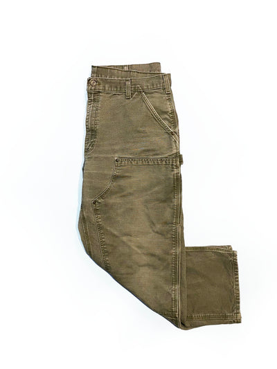 Vintage Carhartt Double Knee Work Pants - Olive Green