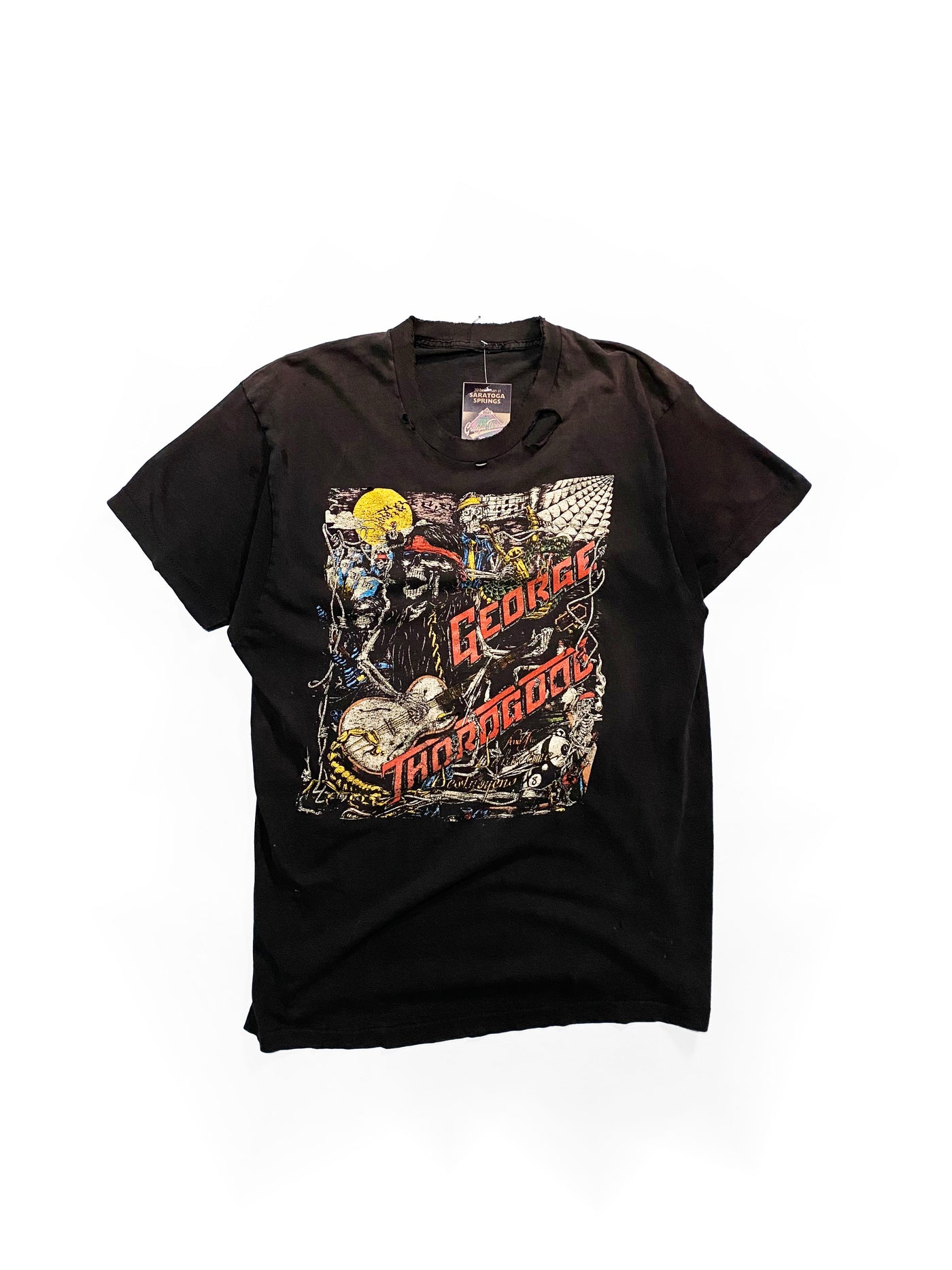 Vintage 80s George Thorogood & the Destroyers Distressed T-Shirt