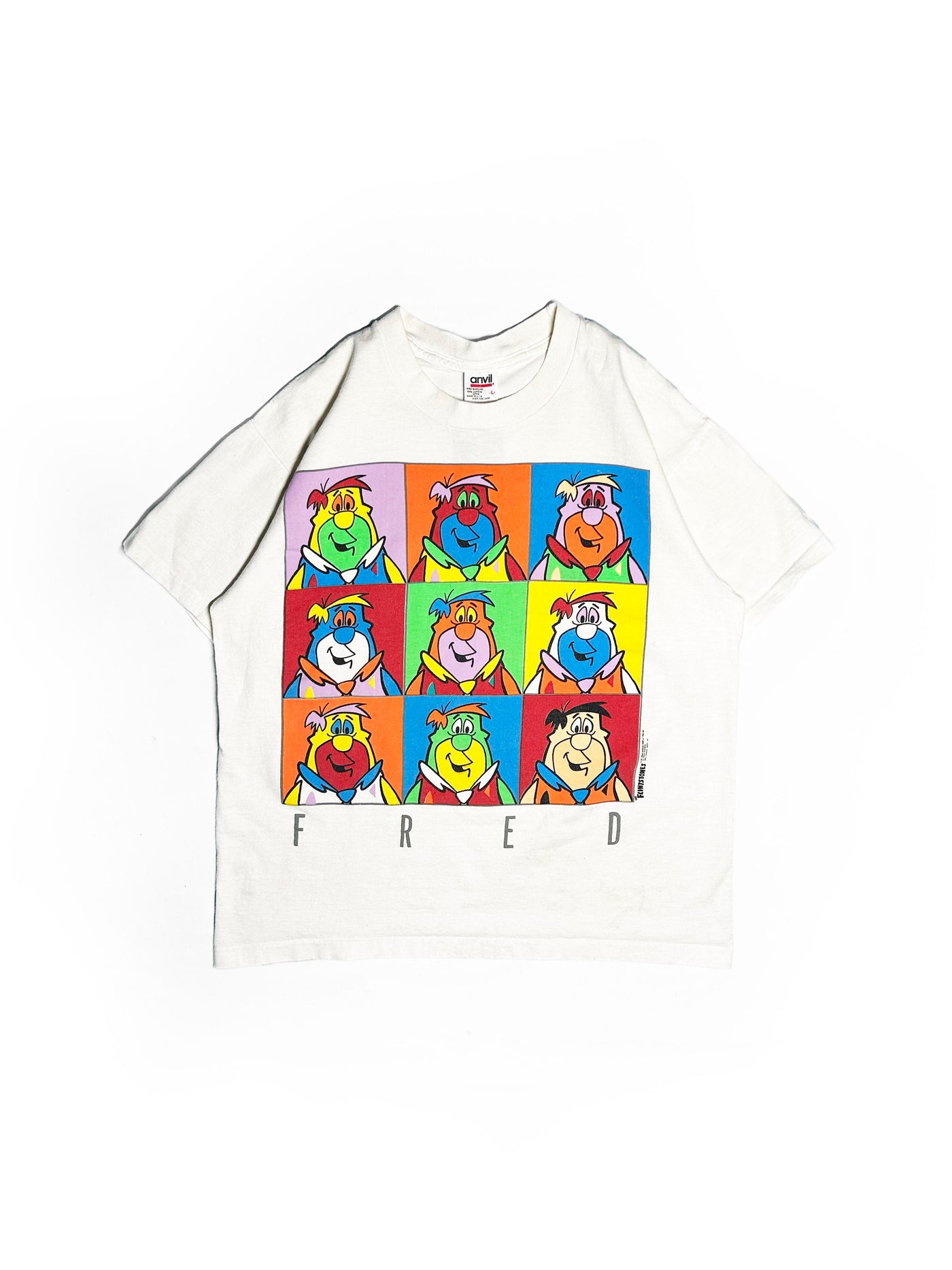 Vintage 1991 Fred Flintstone Pop Art T-Shirt