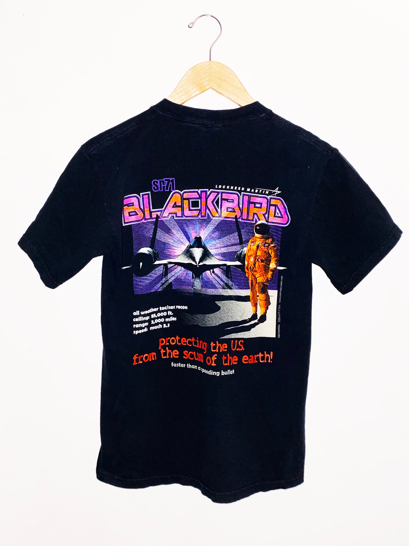 Vintage Blackbird SR-71 Lockheed Martin T-Shirt