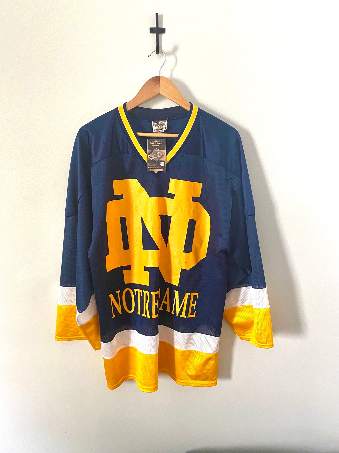 Vintage Notre Dame Hockey Jersey