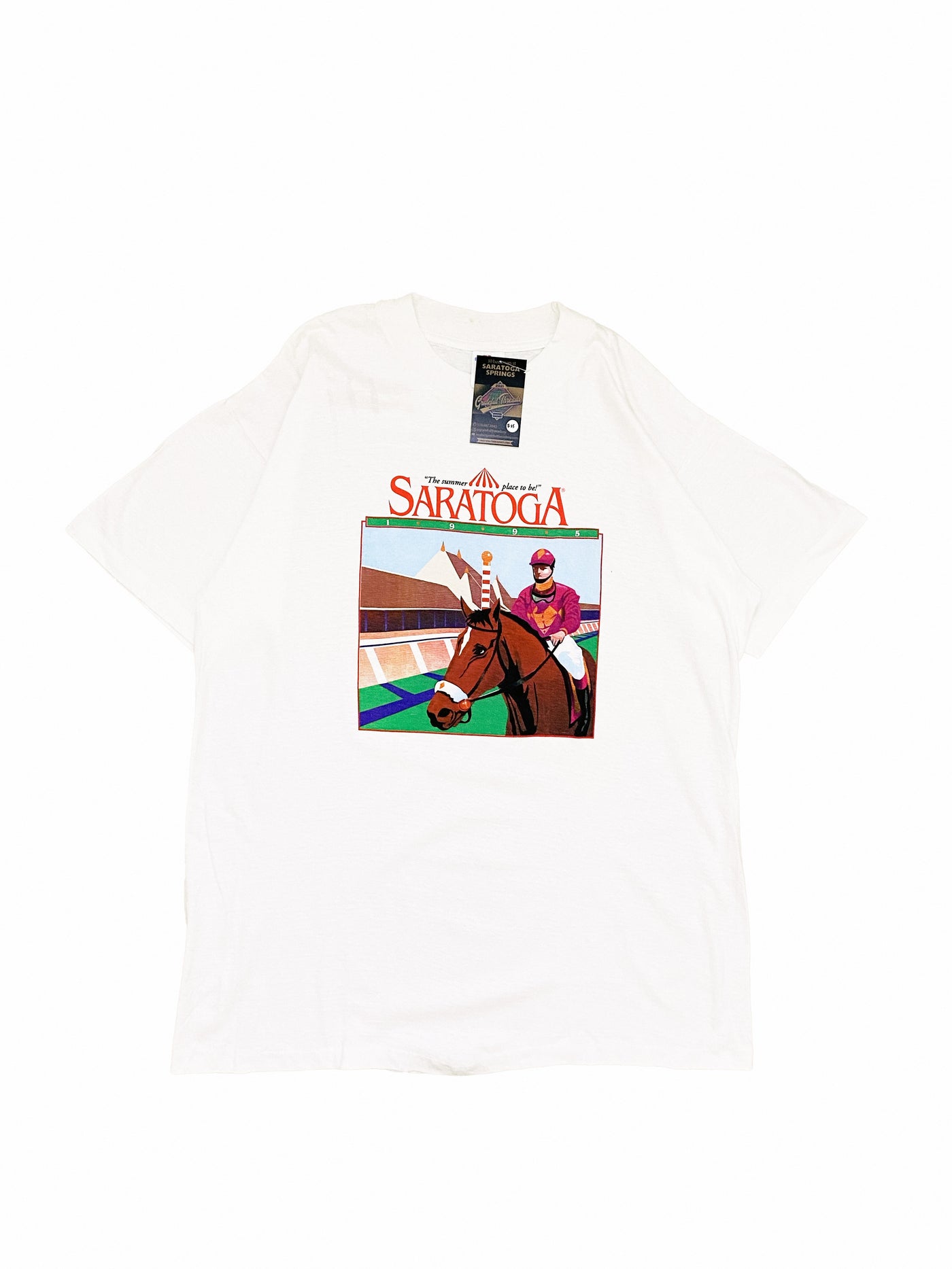 Vintage 1995 Saratoga Race Track T-Shirt