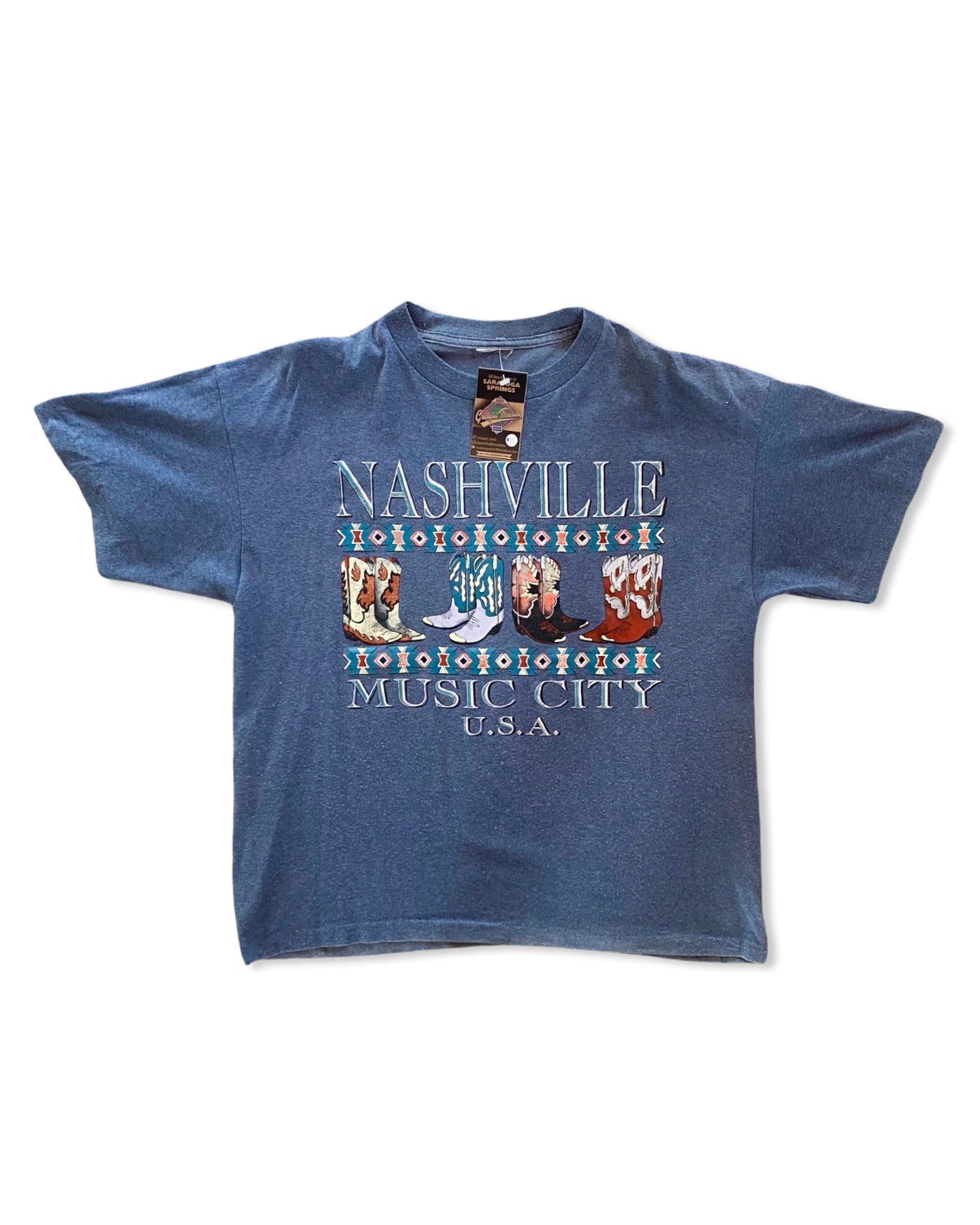 Vintage 90s Nashville Music City T-Shirt