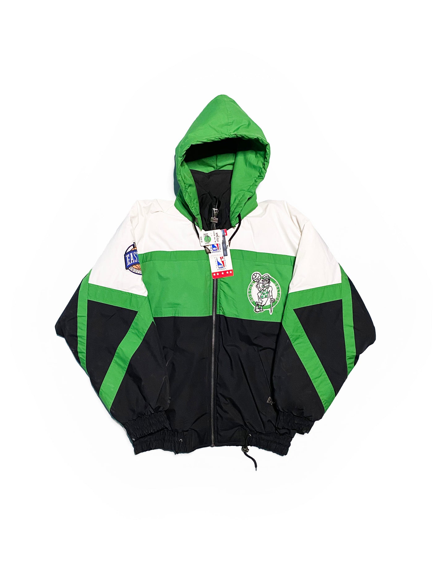 Vintage 90s Boston Celtics Puffer Jacket