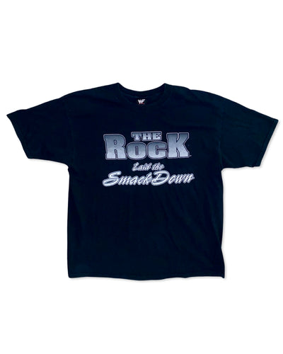 Vintage 2000 WF The Rock ‘Laid the Smackdown’ T-Shirt
