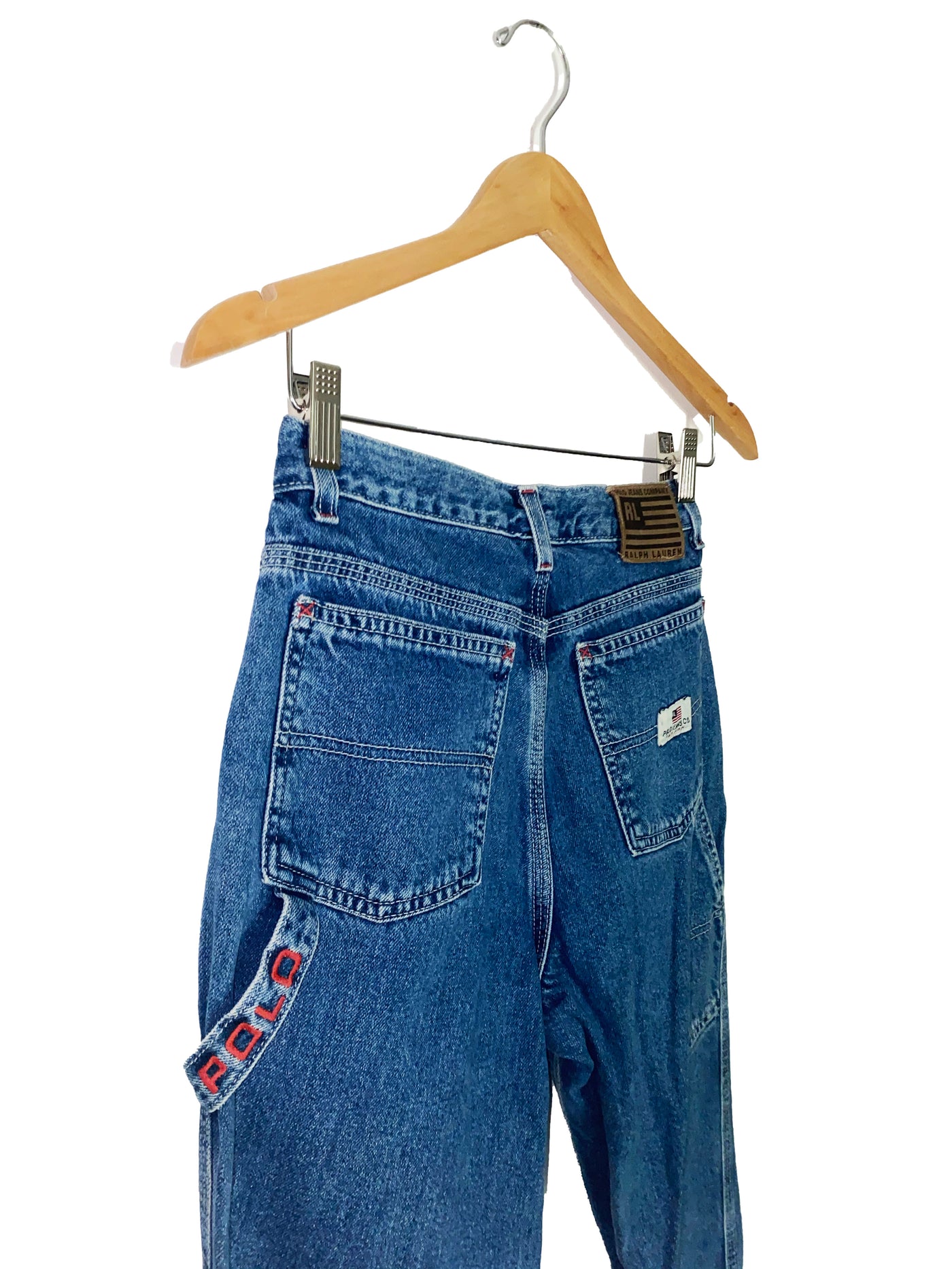 Vintage 90s Polo Jeans with Spellout Strap