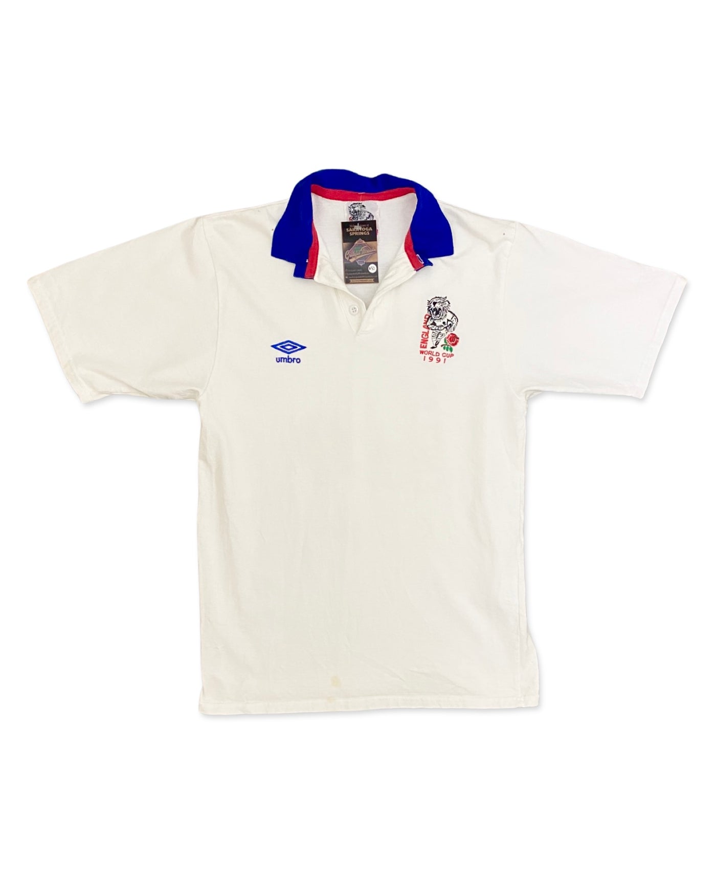 Vintage 1991 England Rugby World Cup Polo