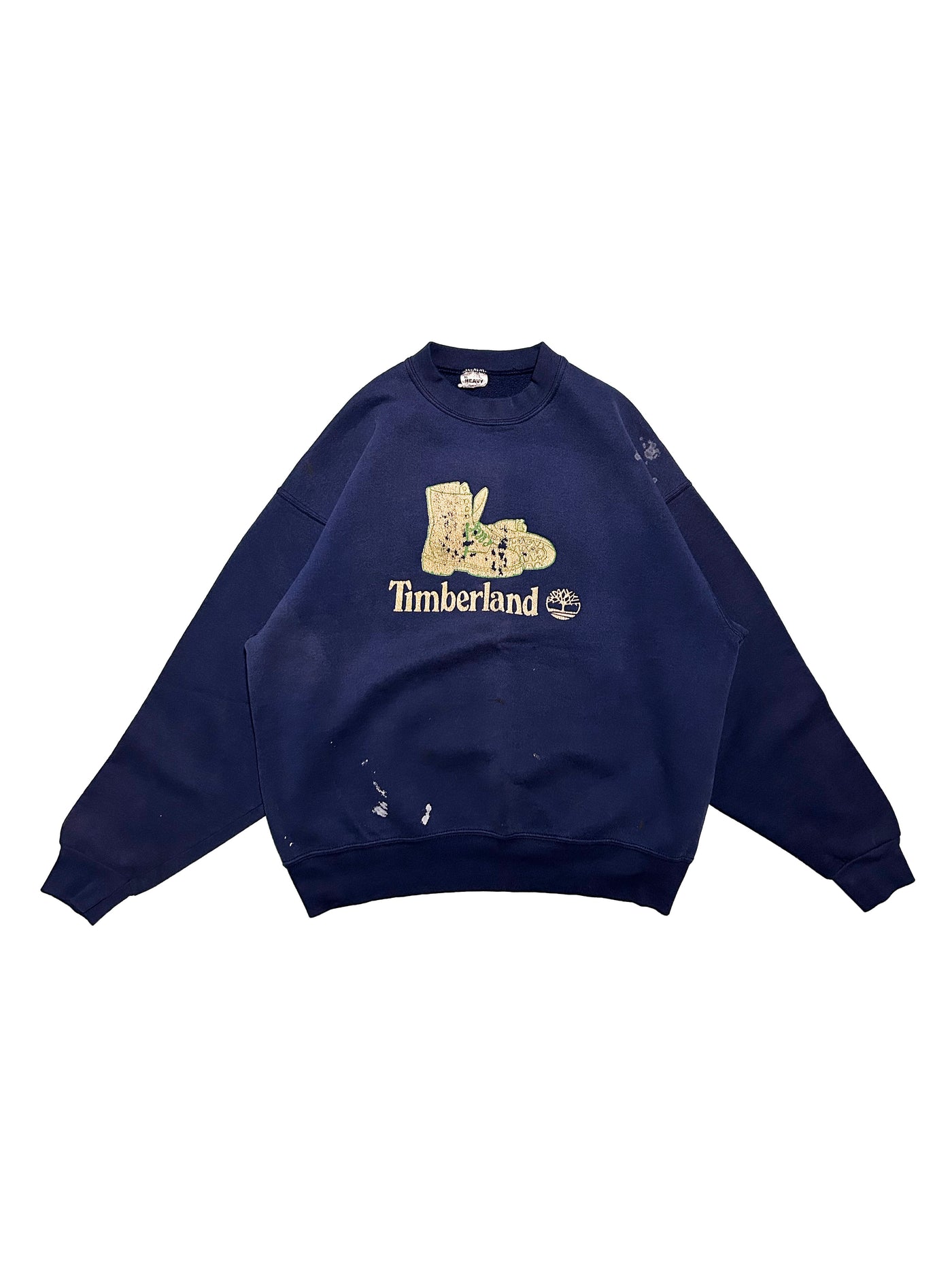 Vintage 90s Paint Splattered Timberland Crewneck