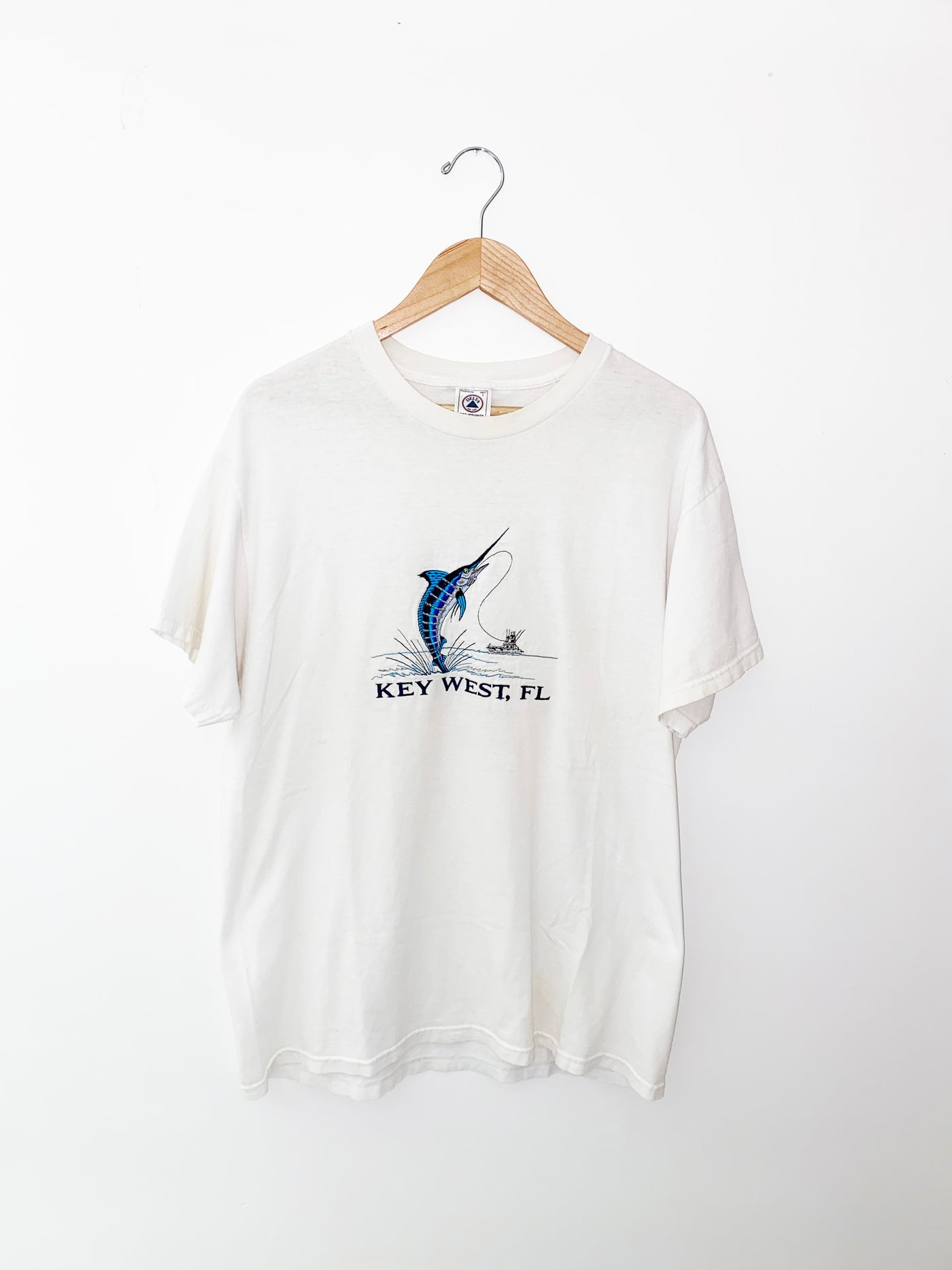 Vintage Key West Embroidered T-Shirt