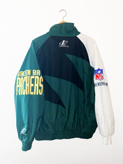 Vintage Green Bay Packers Logo Athletic Sharktooth Jacket