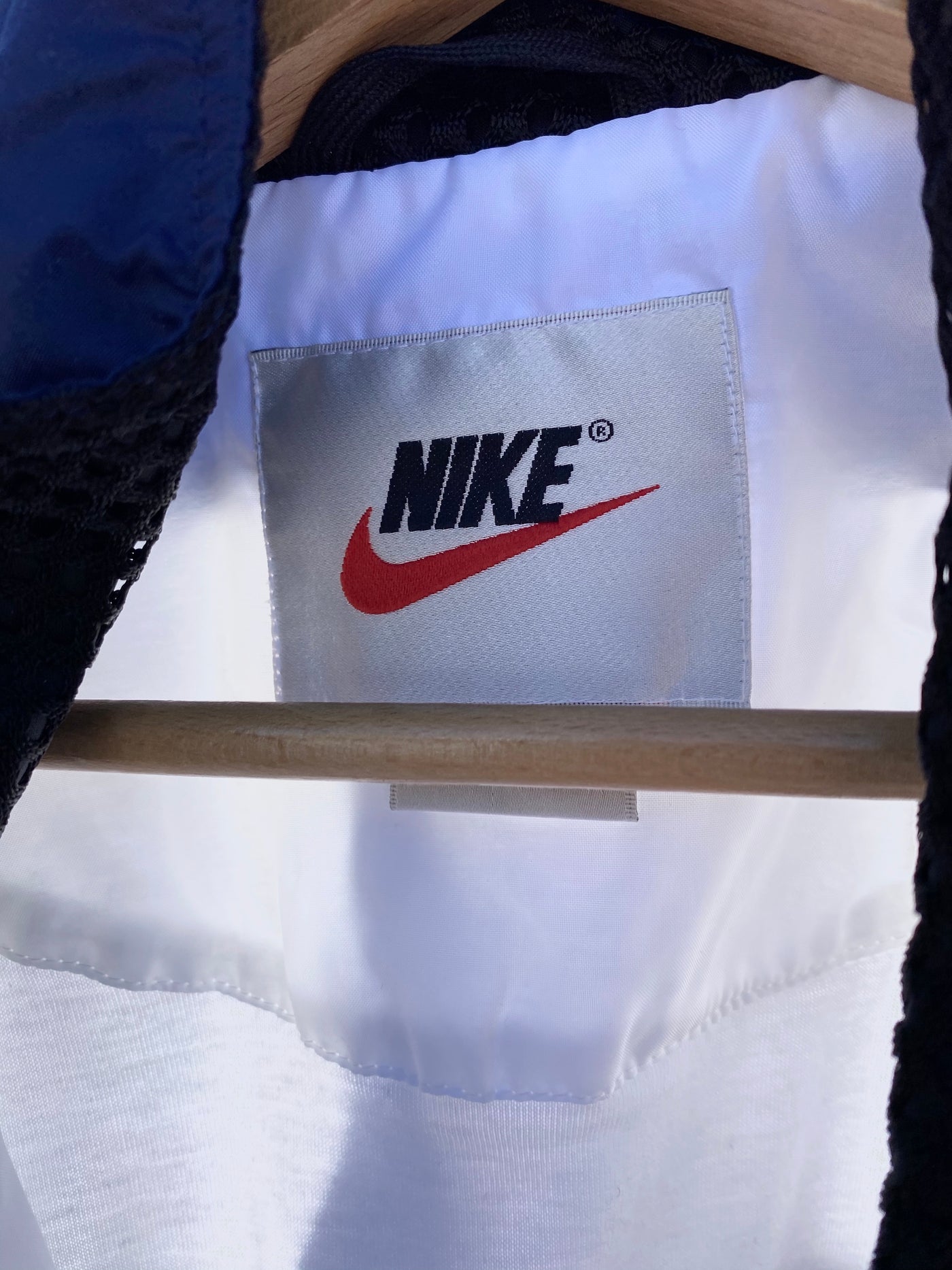 Vintage White Tag Nike Mesh Back Windbreaker