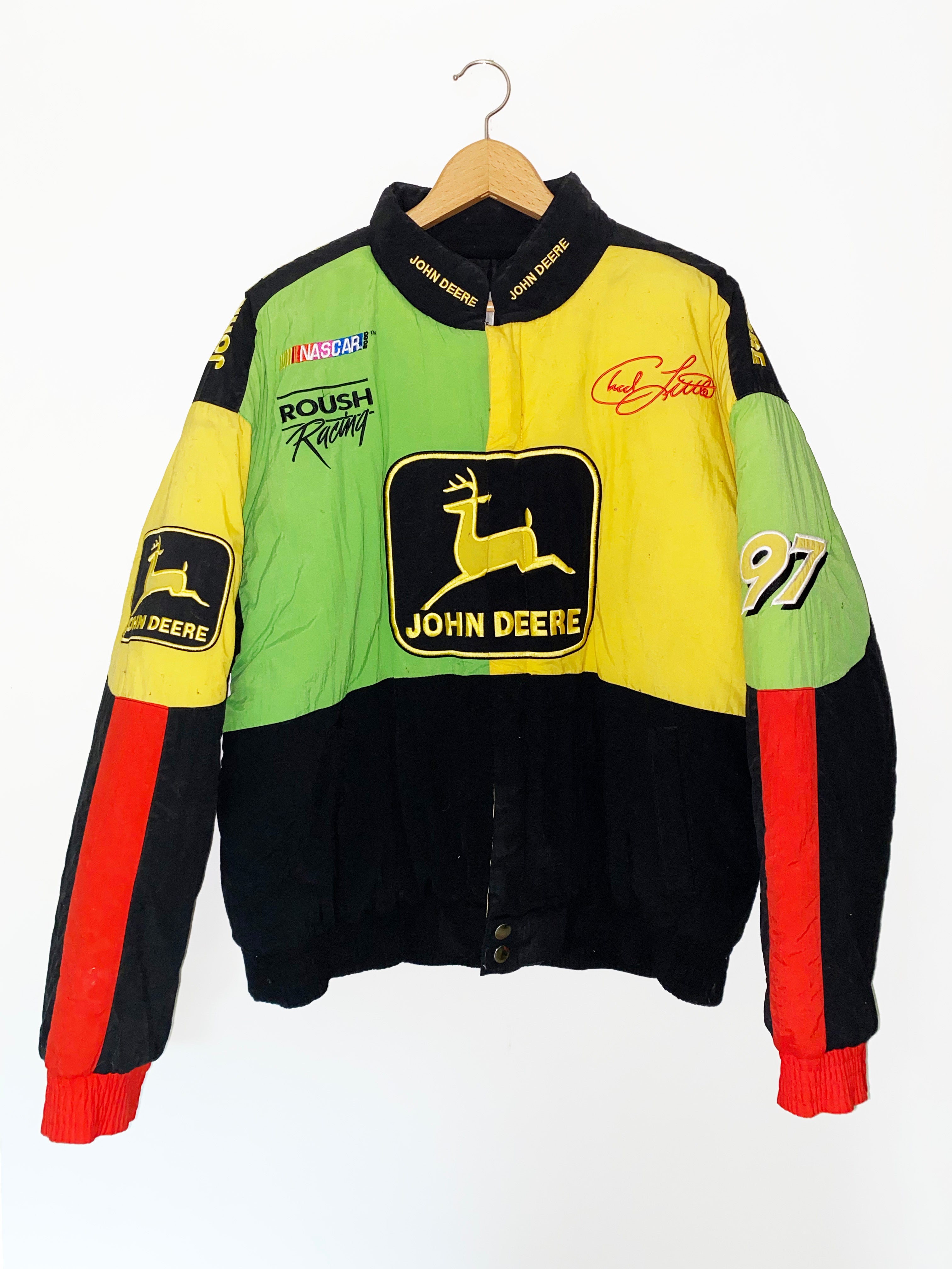 Vintage John Deere 97 Roush Racing Puffer Jacket – Grateful Threads