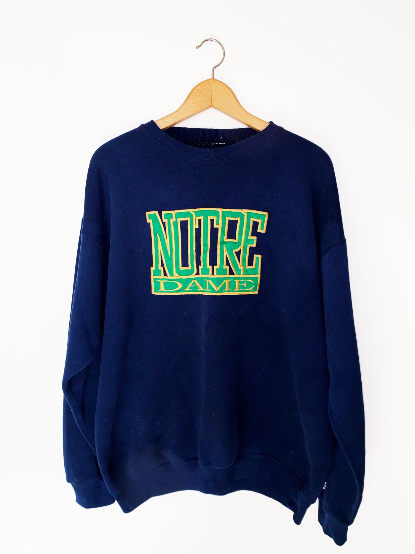 Vintage Crable Sportswear Notre Dame Crewneck
