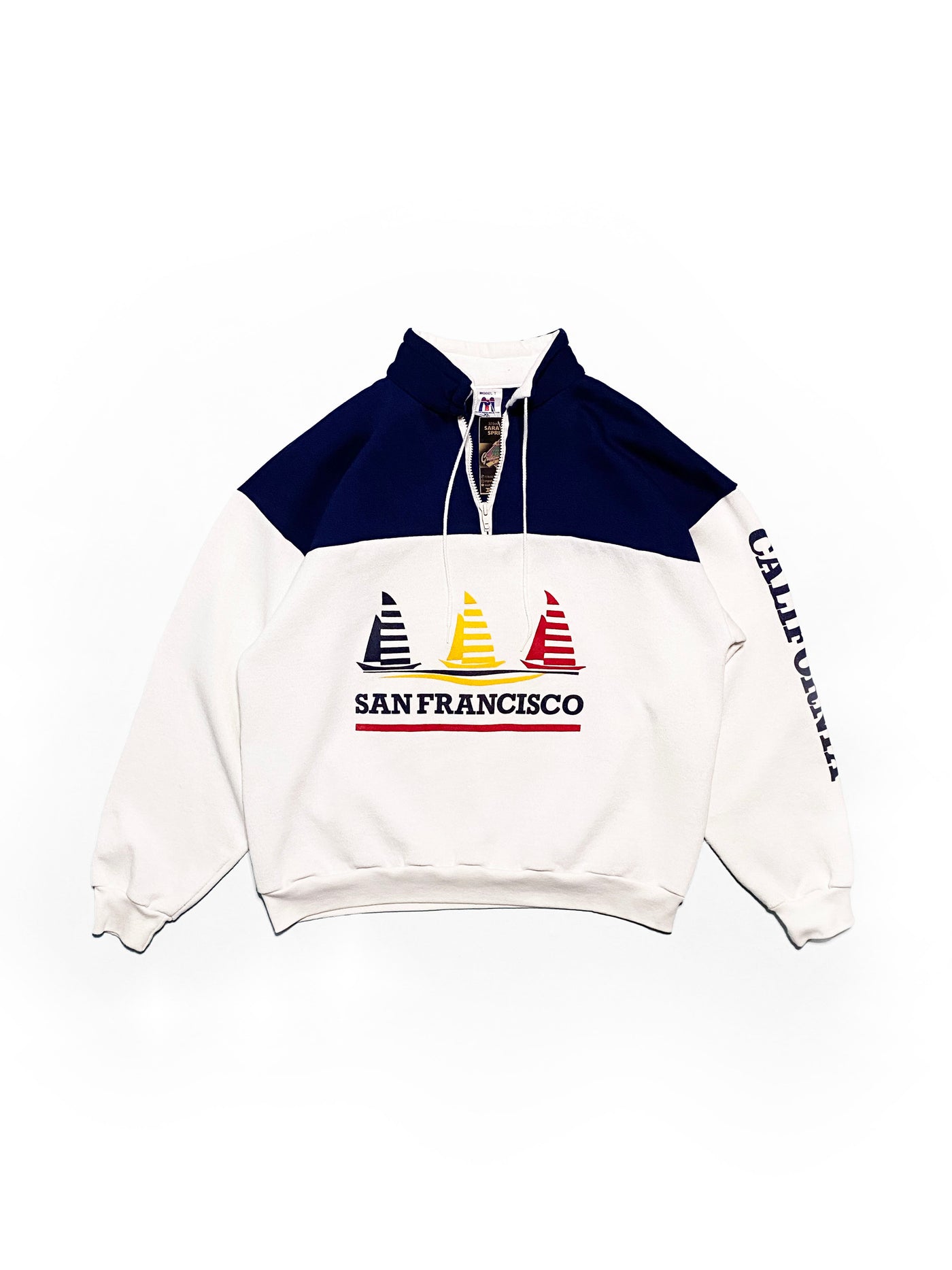 Vintage 90s San Francisco 1/4 Zip Sweatshirt